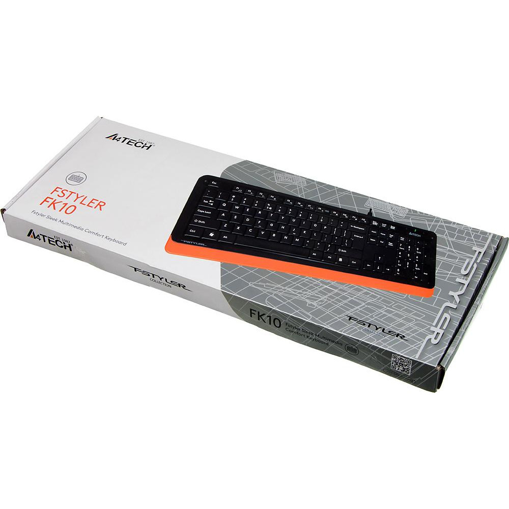 Клавиатура A4Tech FK10 ORANGE