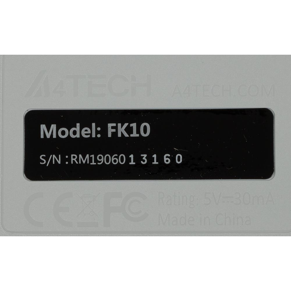 Клавиатура A4Tech FK10 WHITE
