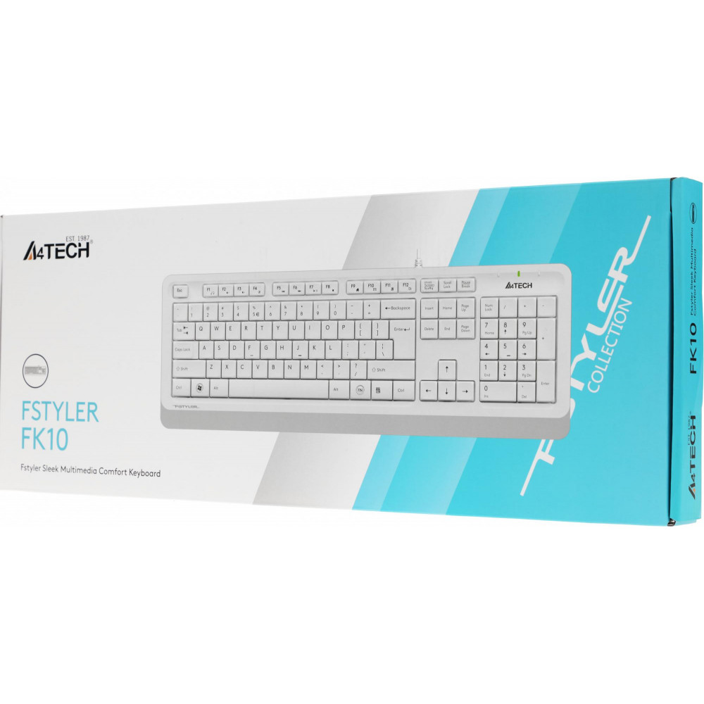 Клавиатура A4Tech FK10 WHITE