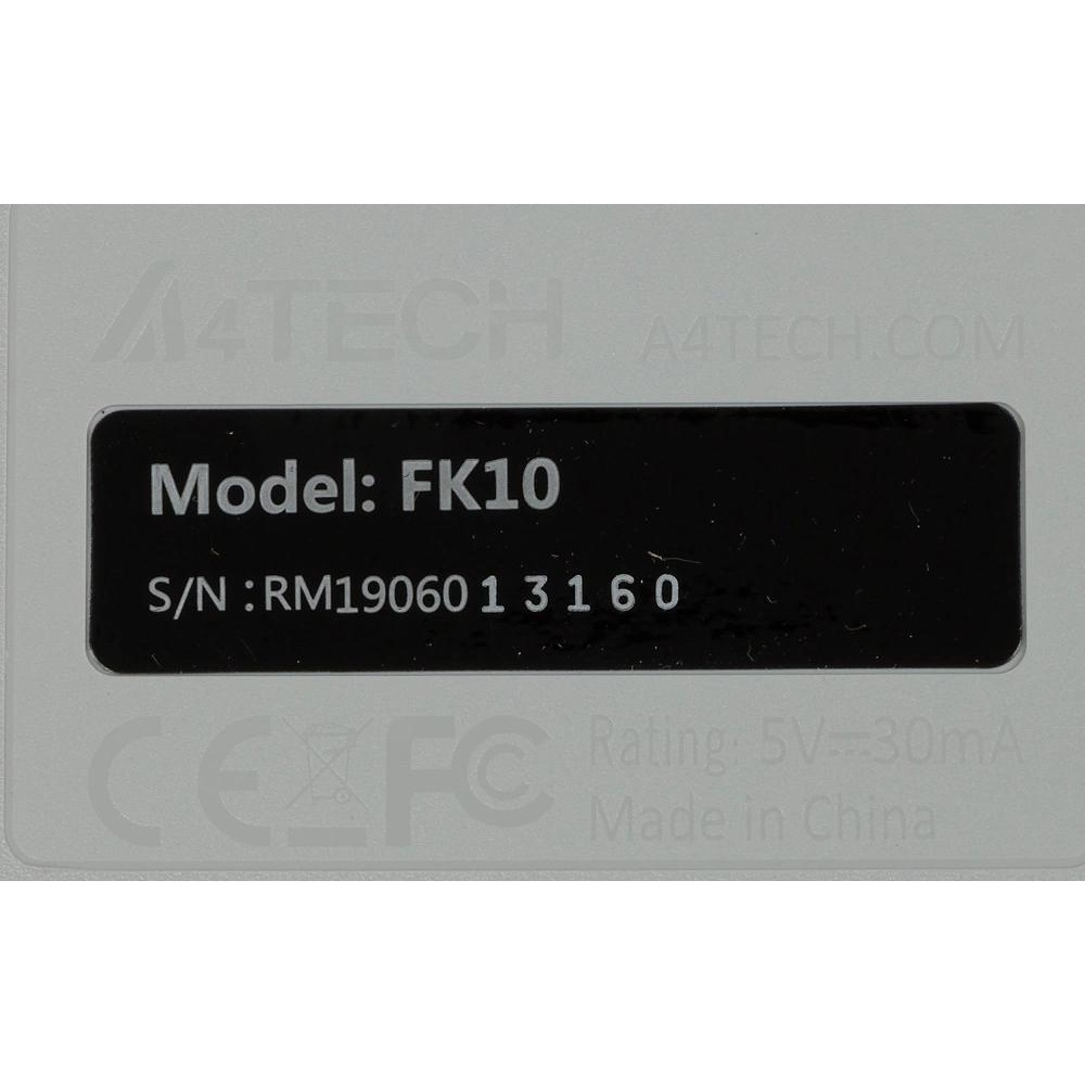 Клавиатура A4Tech FK10 WHITE