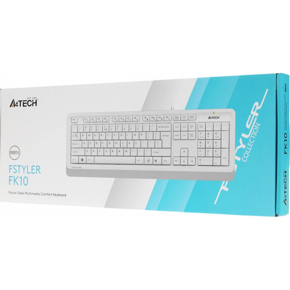 Клавиатура A4Tech FK10 WHITE