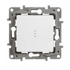 Механизм выключателя 1-кл. СП Etika 10АX с подсветкой / индикацией безвинт. зажимы бел. Leg 672203 Механизм выключателя 1-кл. СП Etika 10АX с подсветкой / индикацией безвинт. зажимы бел. Leg 672203