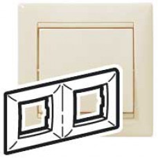 Рамка 2-м Valena горизонт. сл. кость Leg 774352