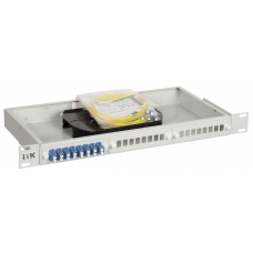 ITK 1U кросс укомплектованный LC (duplex) 16шт (OS2) ITK FOBX24-1U-16LCUD09