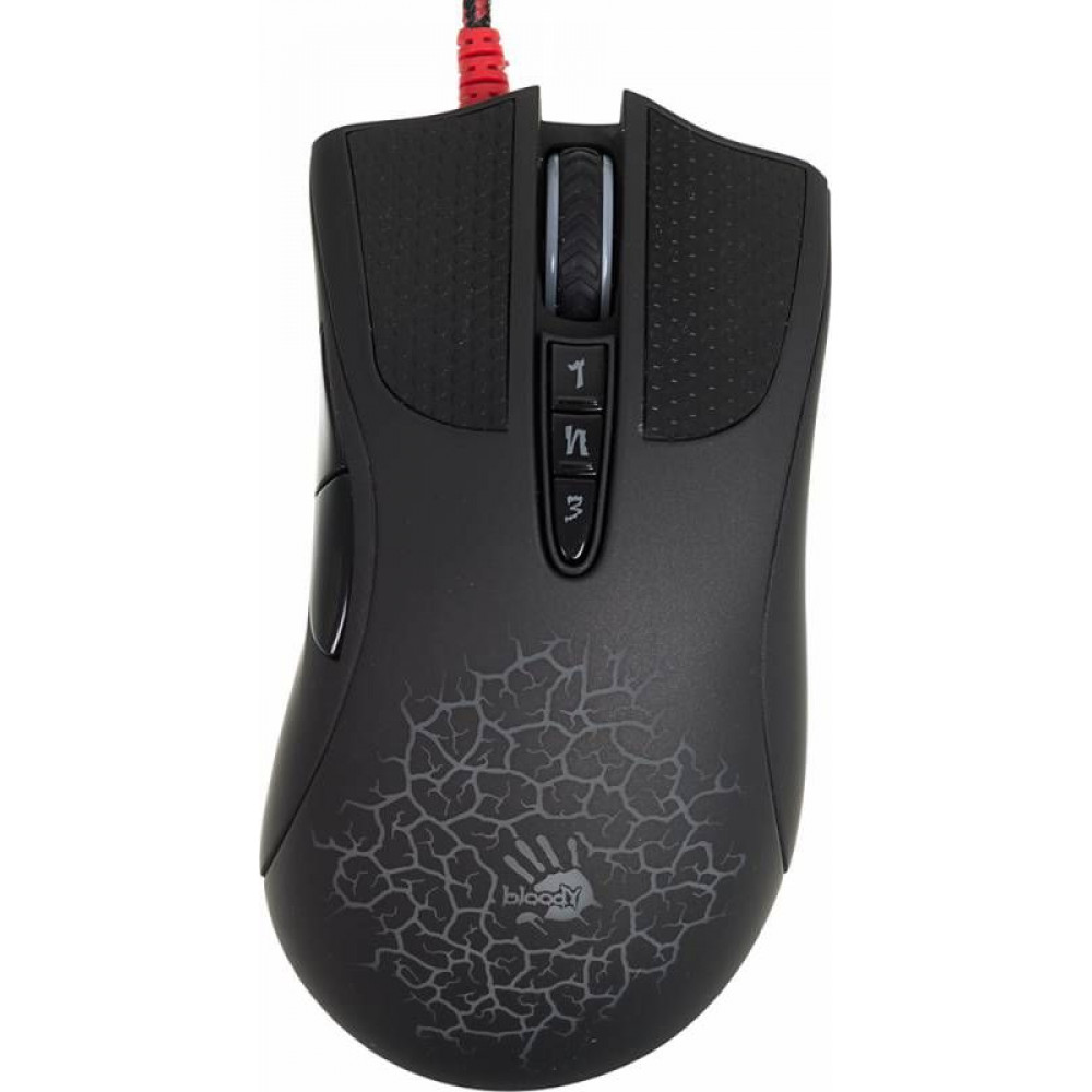 Игровая лазерная мышь A4Tech Bloody AL90 Blazing, 8200 dpi, USB, 7 кнопок, черная
