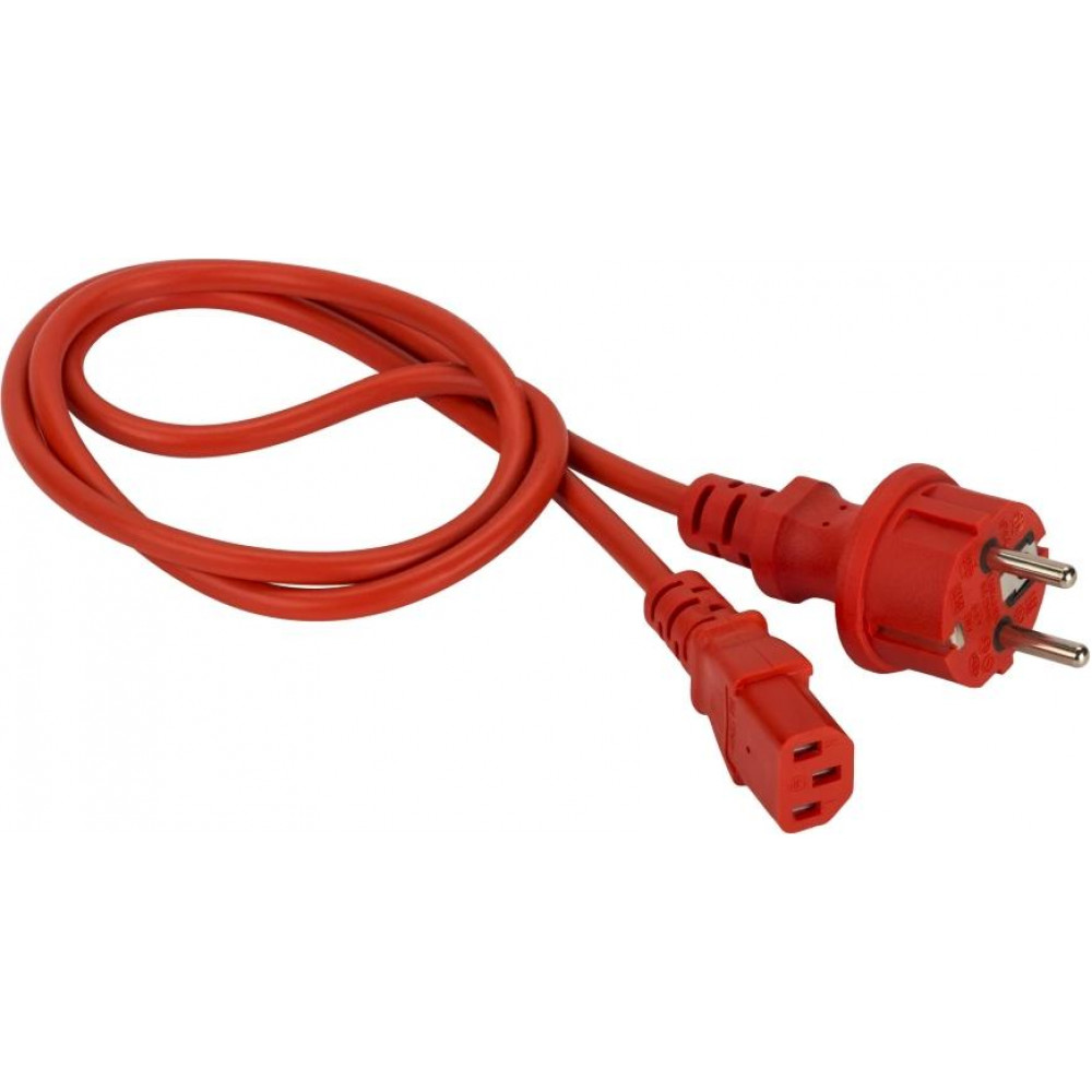 Шнур питания LANMASTER LAN-PP13SH-2.0-RD