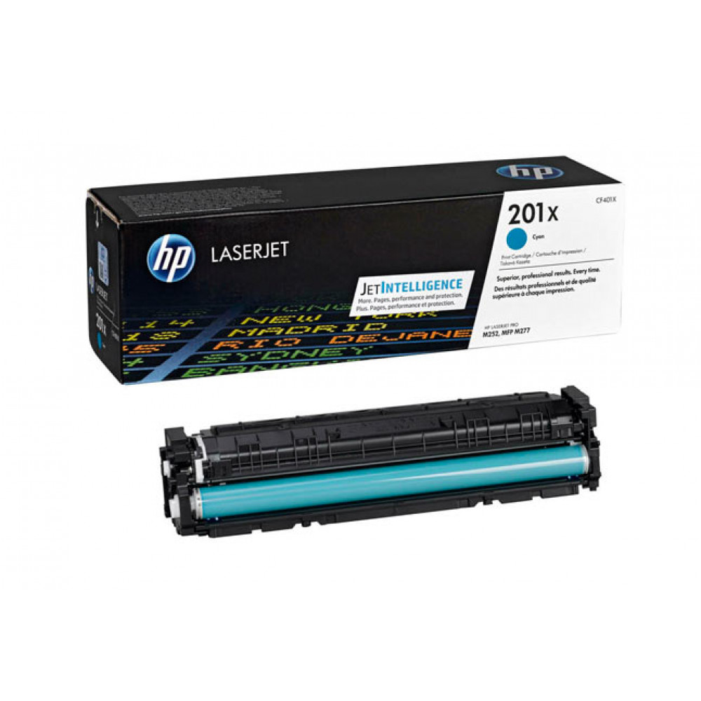 Тонер-картридж HP LaserJet 201X Cyan (CF401X)

