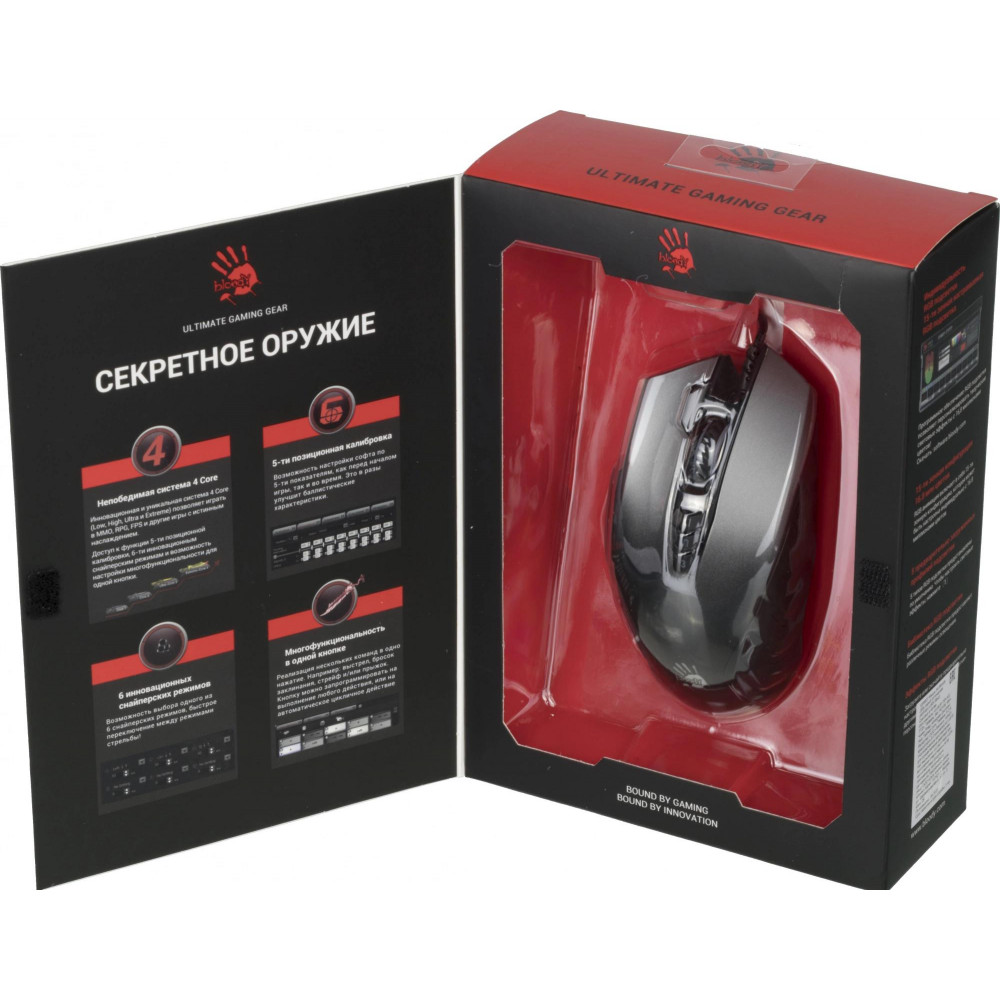 Мышь A4Tech J95S GREY