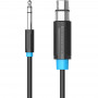 Кабель Vention аудио Jack 6.5 MXLR F - 2м Vention Кабель jack 6.5 mm(m)XLR(f) - 2 м (BBEBH)