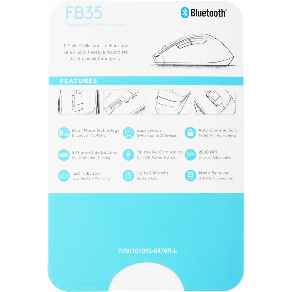 Мышь A4Tech FB35 ICY WHITE