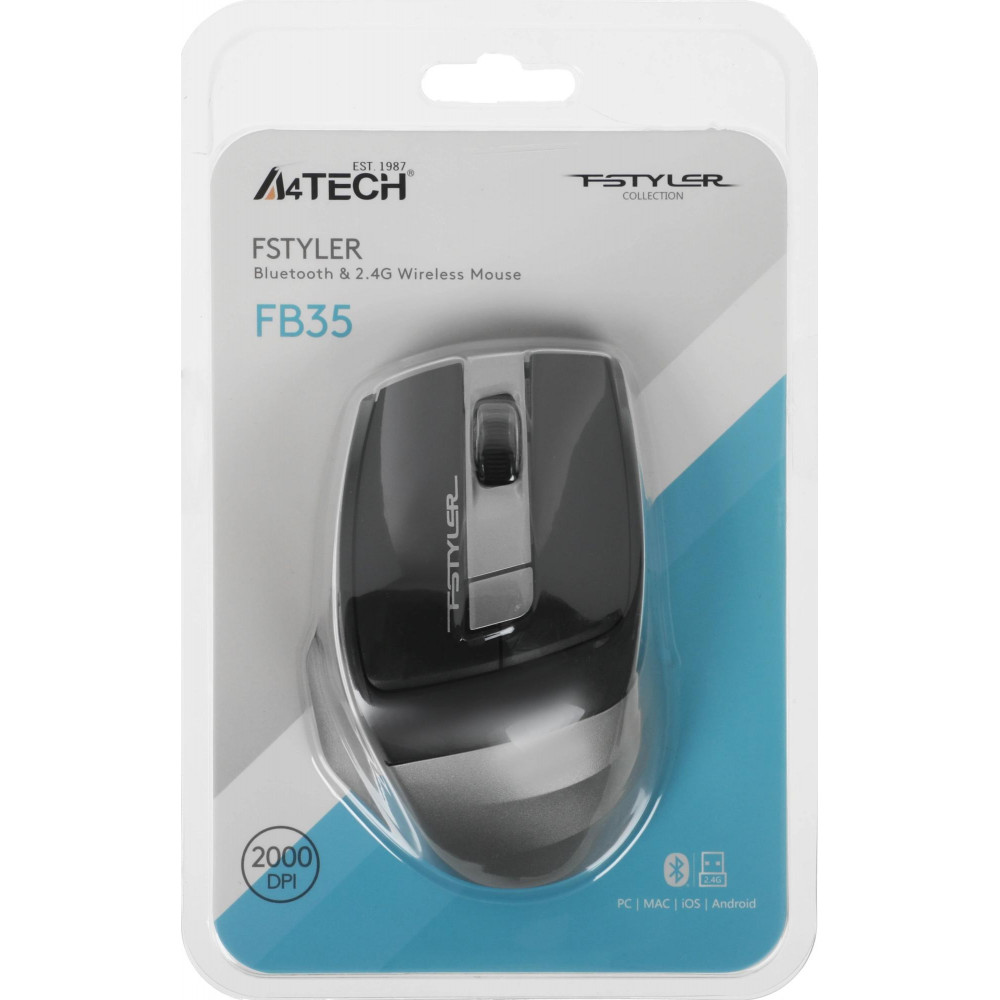 Мышь A4Tech FB35 SMOKY GREY