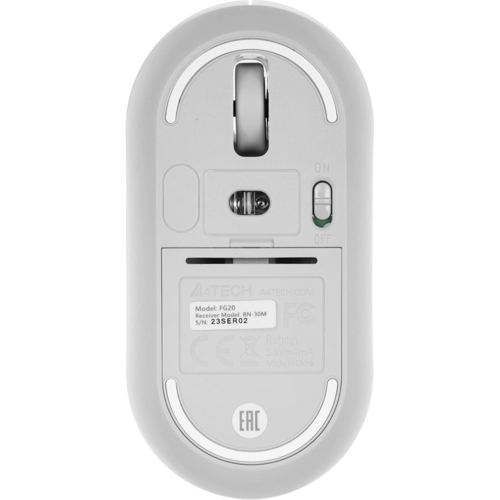 Мышь A4Tech FG20 WHITE