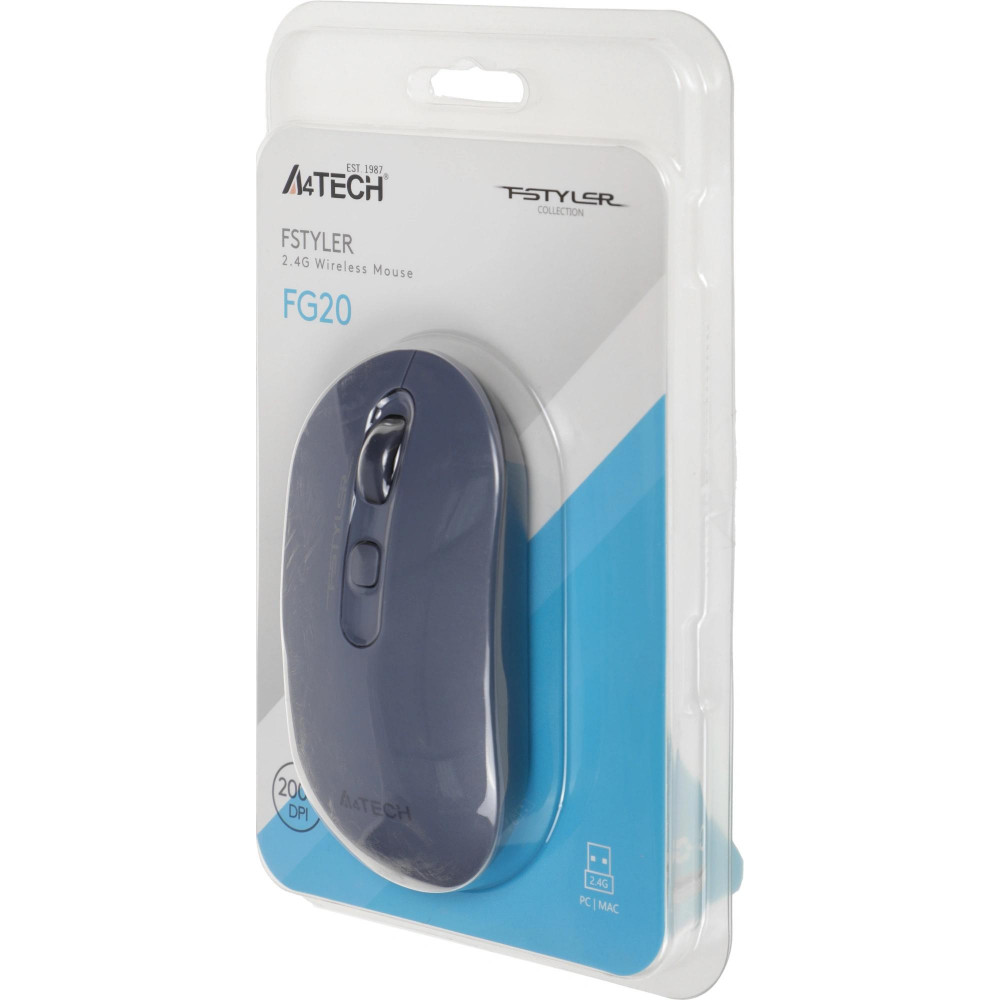 Мышь A4Tech FG20 ASH BLUE