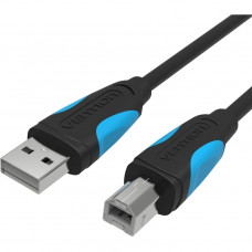 Кабель Vention USB 2.0 AMBM  - 1м. Черный Vention Кабель USB 2.0 AMBM - 1 м (VAS-A16-B100)