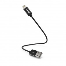 Кабель Hama 00178280 Lightning (m) USB 2.0 (m) 0.2м черный