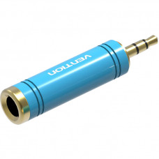 Переходник Vention Jack 3.5 mm M6,5 mm F Vention Переходник mini Jack 3.5 mm MJack 6.5 mm F (VAB-S04-L)