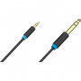 Кабель Vention аудио Jack 6,5 mm M 3,5 M - 2 м Vention Кабель jack 6.5 mm(m)mini jack 3.5 mm(m) - 2 м (BABBH)
