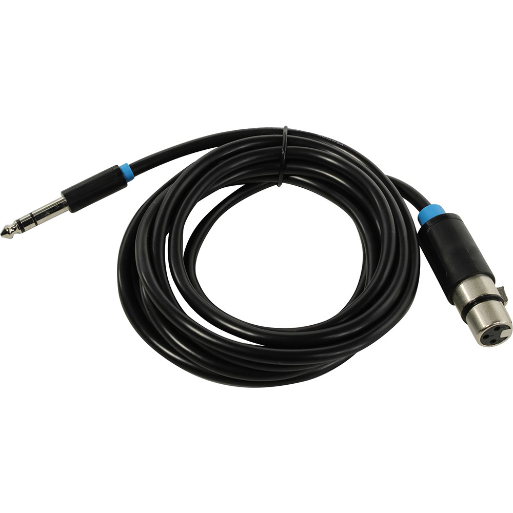 Кабель Vention аудио Jack 6.5 MXLR F - 3м Vention Кабель jack 6.5 mm(m)XLR(f) - 3 м (BBEBI)