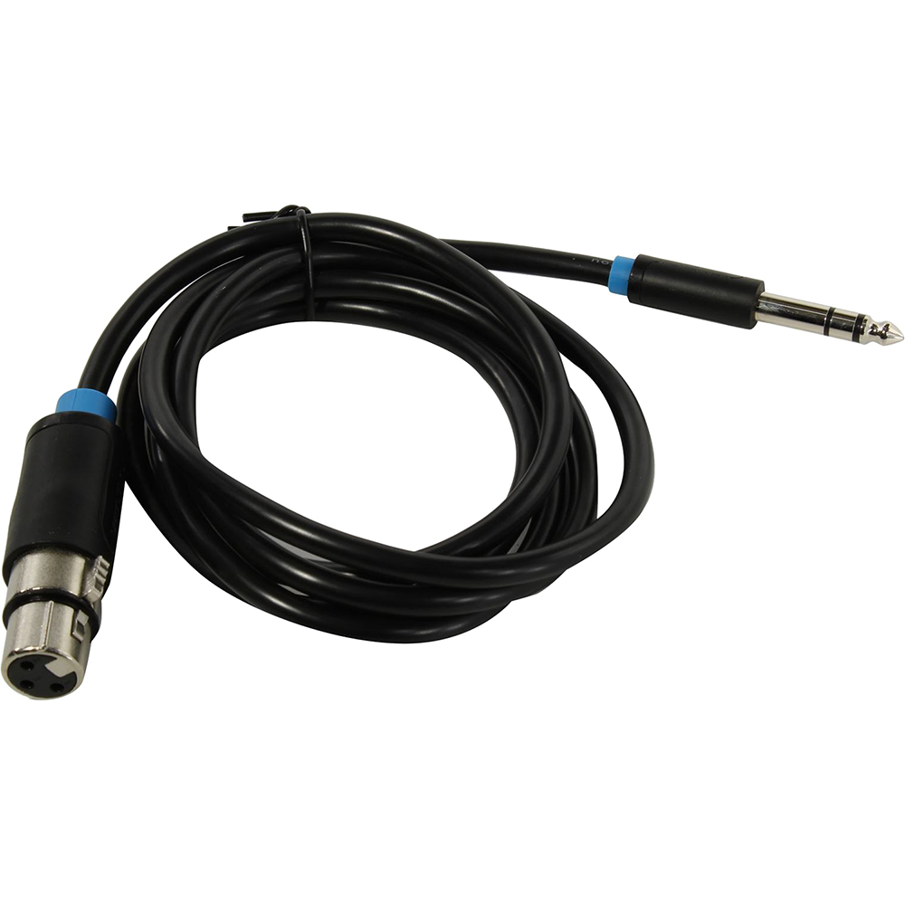 Кабель Vention аудио Jack 6.5 MXLR F - 1.5м Vention Кабель jack 6.5 mm(m)XLR(f) - 1.5 м (BBEBG)