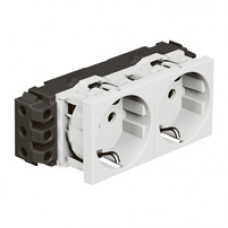 Розетка Mosaic 4М 2*2P+Т нем.стд. | 077602 | Legrand