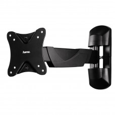 Кронштейн для телевизора Hama FULLMOTION черный 10"-26" макс.25кг настенный