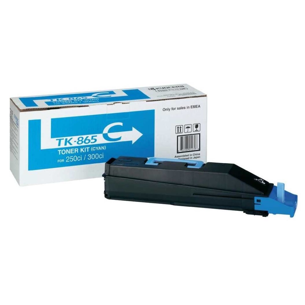 Картридж Kyocera TK-865C для TASKalfa 250ci/300ci на 12000 страниц Cyan