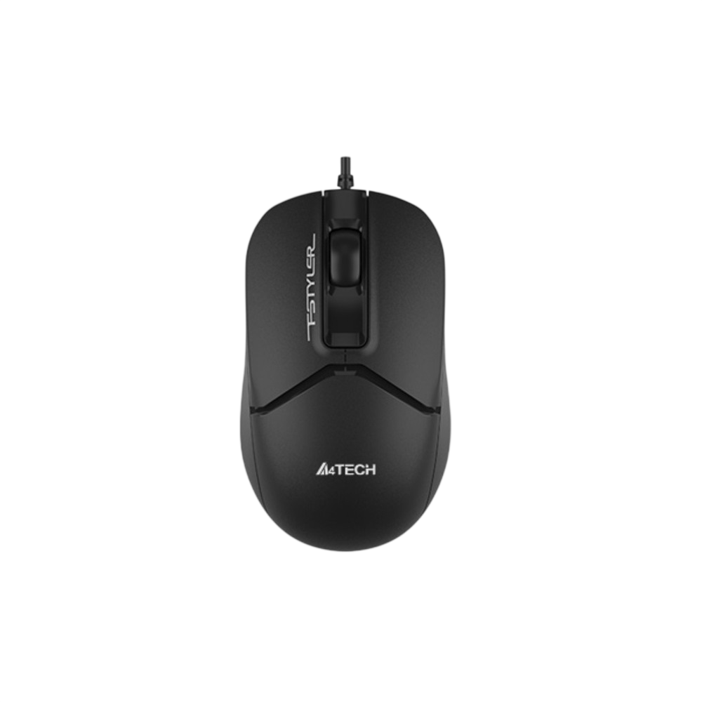 Мышь A4Tech Fstyler FM12 черный оптич. 1200dpi USB 3but (FM12 BLACK) A4Tech FM12 BLACK