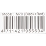 Гарнитура внутриканальные A4Tech M70 BLACK+ RED