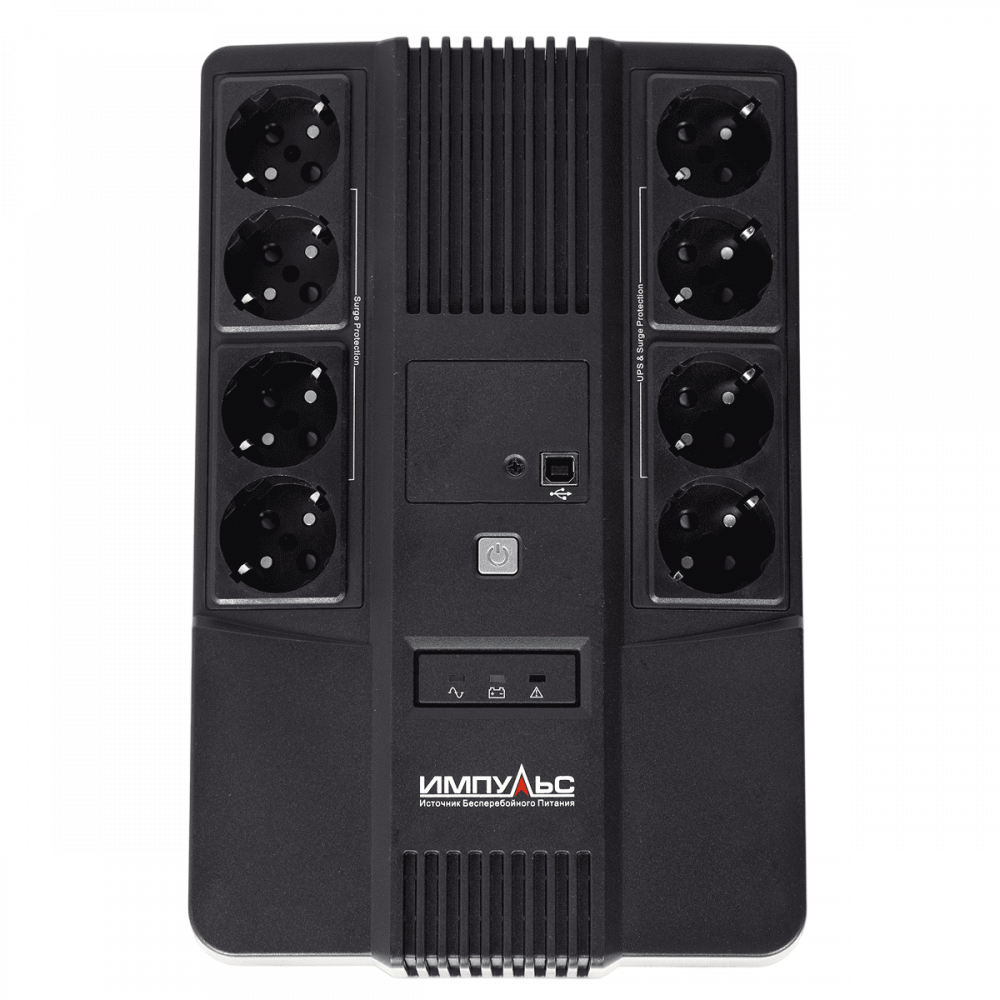 ИБП МАСТЕР 600, 600360 ВАВт, LED, USB, RJ11RJ45, SCHUKOx8 Импульс MT60102