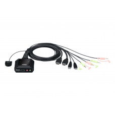 Переключатель ATEN 2-Port USB 4K HDMI Cable KVM Switch