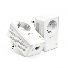 Сетевой адаптер TP-Link AV1000 Gigabit Passthrough Powerline Starter KitSPEED: 1000 Mbps PowerlineSPEC: Broadcom CPU, HomePlug AV2, 1+1 Gigabit PortFEATURE: Plug and Play, tpPLC Utility, Pair for More Security, Extra Power SocketKIT: 2× TL-PA7017P"