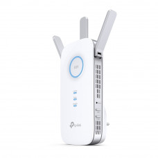 Усилитель сигнала TP-Link AC1900 Wi-Fi Range Extender 600 Mbps at 2.4 GHz + 1300 Mbps at 5 GHz; 3 × External Antennas, 1 × Gigabit Port, Wall Plugged; Tether App, WPS, Intelligent Signal Light, Access Control, Power Schedule, LED Control, RE/AP Mode, OneM