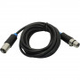 Кабель Vention аудио XLR MXLR F - 3м Vention Кабель XLR(m)XLR(f) - 3 м (BBFBI)