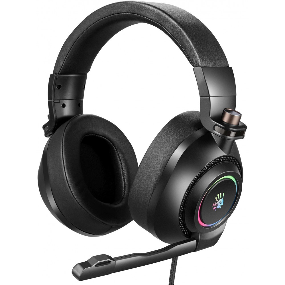 Наушники с микрофоном A4Tech G580 USB BLACK