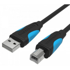 Кабель Vention USB 2.0 AMBM  - 5м. Черный Vention USB 2.0 Type-AM - USB 2.0 Type-BM 5м