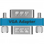 Адаптер переходник Vention VGA 15M VGA 15M Vention Адаптер-переходник VGA 15MVGA 15M (DDBI0)