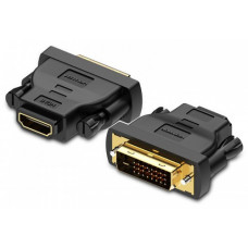 Адаптер-переходник Vention DVI 24+1 M HDMI 19F Двунаправленный Vention HDMI (f) - DVI-D (m)