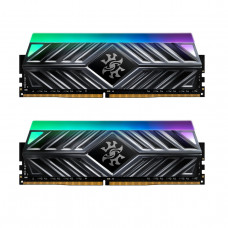 Оперативная память XPG Spectrix D41 RGb, DDR4, 32Gb (2x16Gb), 3600MHz, CL18, UDIMM, с радиатором, RGb, серый