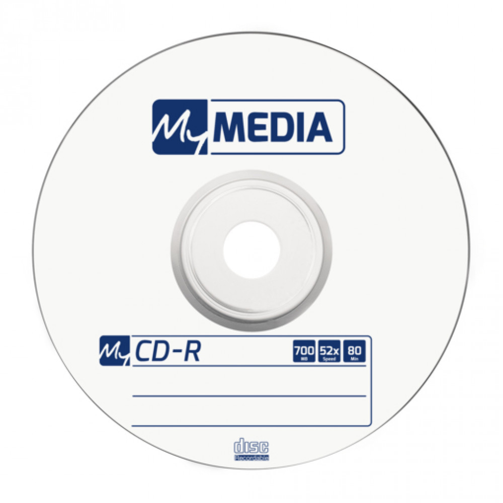 Диск CD-R MyMedia 700Mb 52x pack wrap (10шт) (69204) Диск CD-R MyMedia 700Mb 52x pack wrap (10шт) (69204)