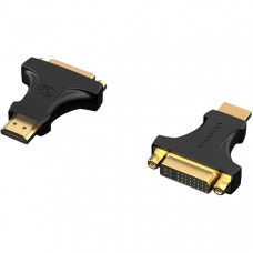 Адаптер-переходник Vention DVI 24+5 F HDMI 19M Двунаправленный Vention Адаптер-переходник DVI 24+5FHDMI 19M (AIKB0)