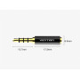 Переходник Vention Jack 2.5 mm F3.5mm M Vention micro jack 2.5 mm (f) - mini jack 3.5 mm (m)