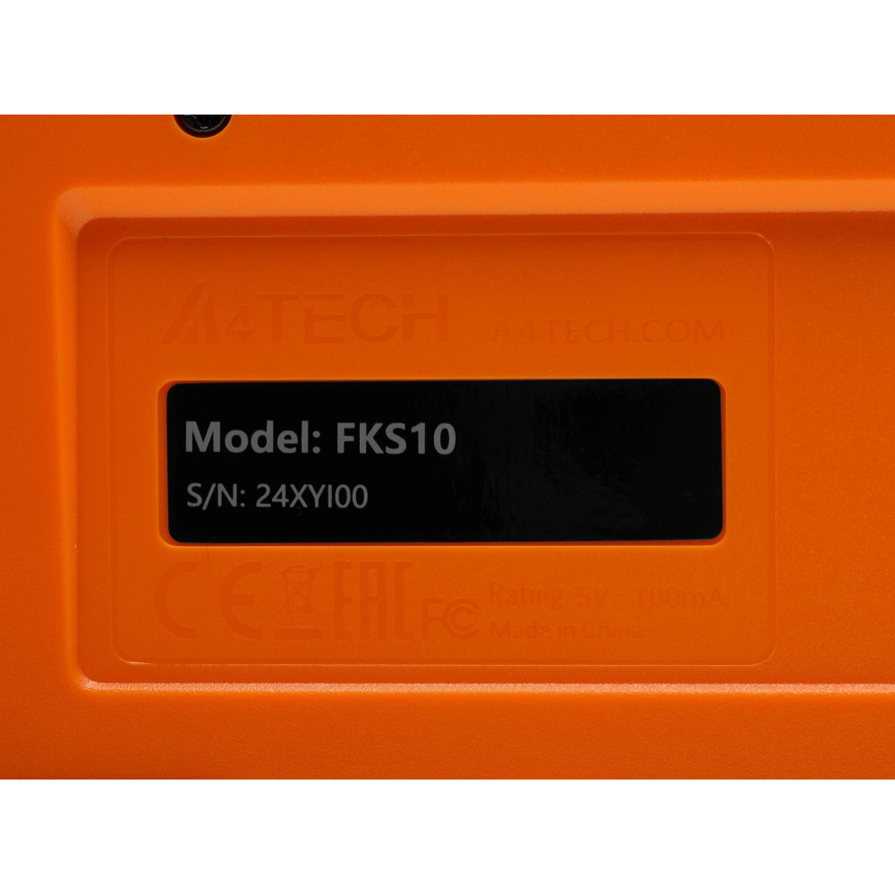 Клавиатура A4Tech FKS10 ORANGE