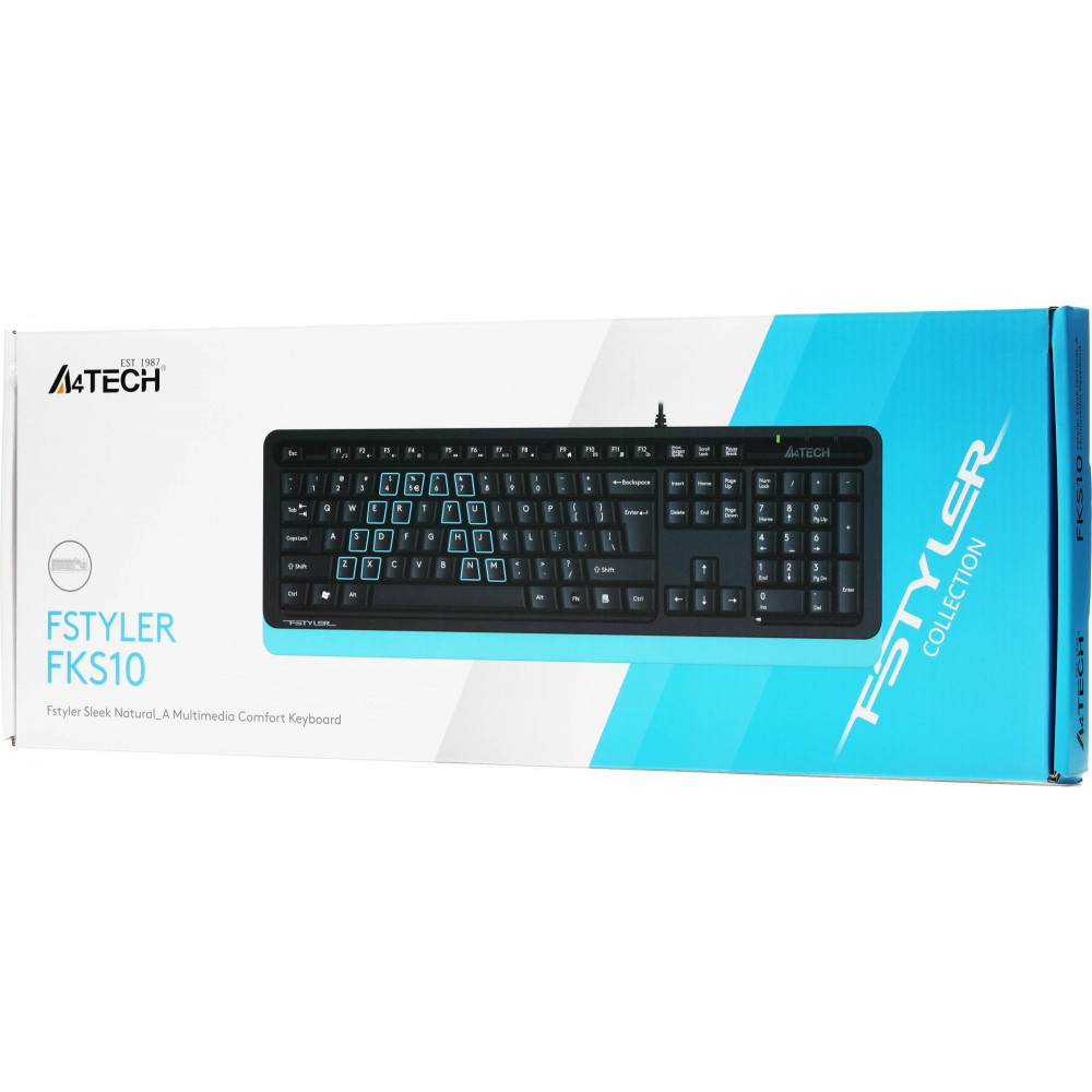 Клавиатура A4Tech FKS10 BLUE