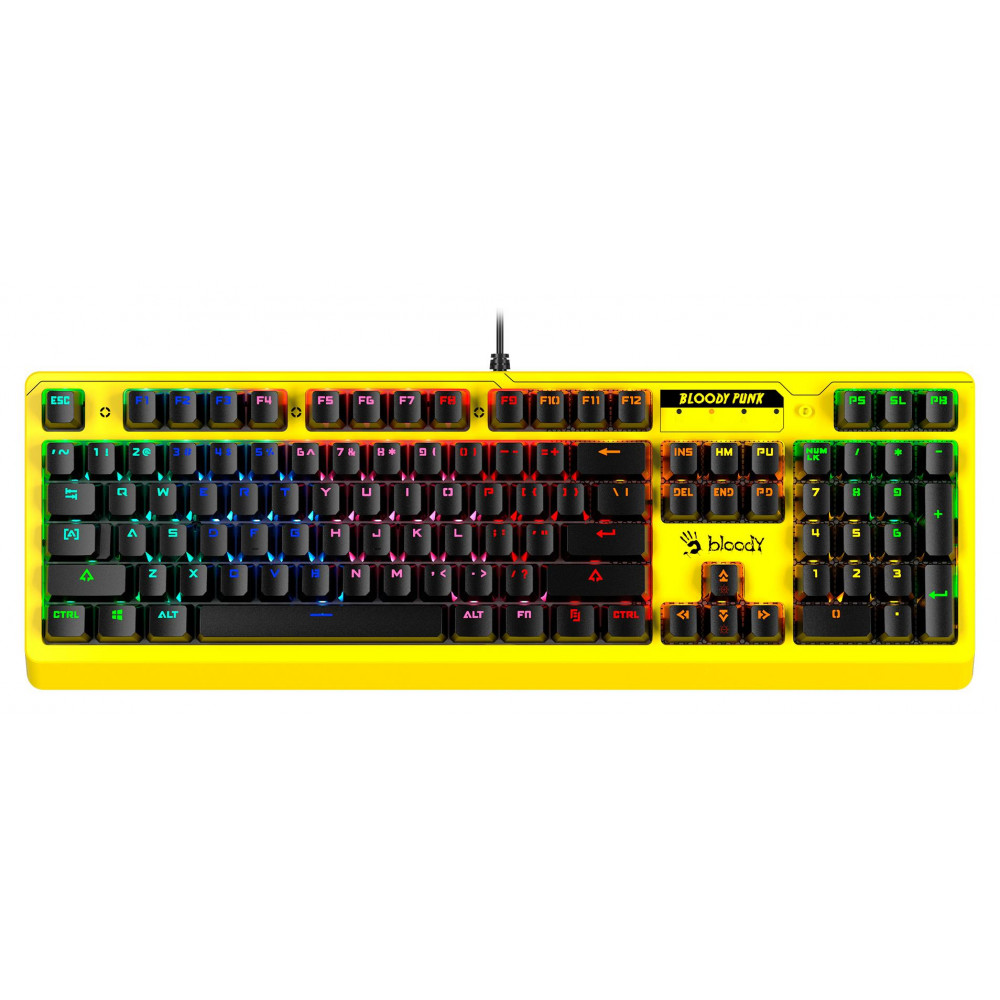 Клавиатура A4Tech B810RC ( PUNK YELLOW )