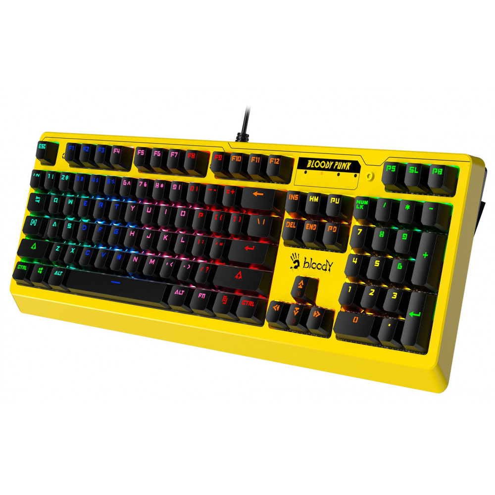Клавиатура A4Tech B810RC ( PUNK YELLOW )