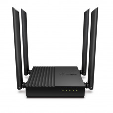 Роутер TP-Link Archer A64 AC1300 Wi-Fi роутер с MU-MIMO. RouterSPEED: 400 Mbps at 2.4GHz + 867Mbps at 5GHz SPEC: 4×Antennas, 1×Gigabit WAN Port + 4×Gigabit LAN Ports FEATURE: Tether App, WPA3, Access Point Mode, IPv6 Supported, IPTV, Beamforming, Smart Co