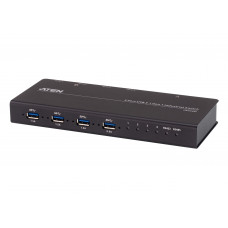 Переключатель ATEN 4 x 4 USB 3.2 Gen 1 Industrial Hub Switch
