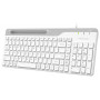 Клавиатура A4Tech FK25 WHITE