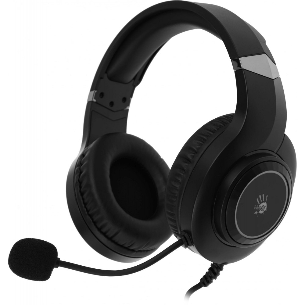 Наушники с микрофоном A4Tech G220S USB BLACK