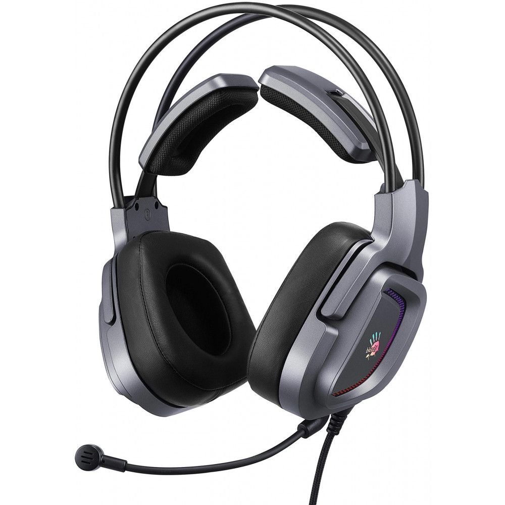 Наушники с микрофоном A4Tech G575 USB GREY